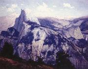 Maurice Braun Yosemite,Evening from Glacier Point, painting